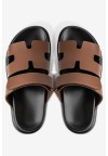 Шльопанці шкіряні жіночі Fidelitti