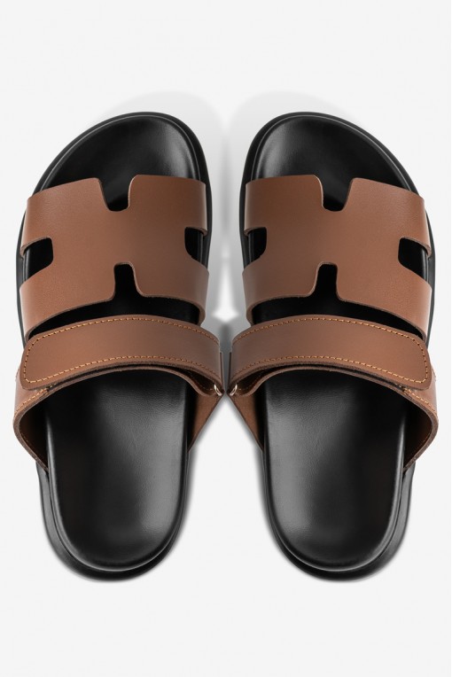 Шльопанці шкіряні жіночі Fidelitti