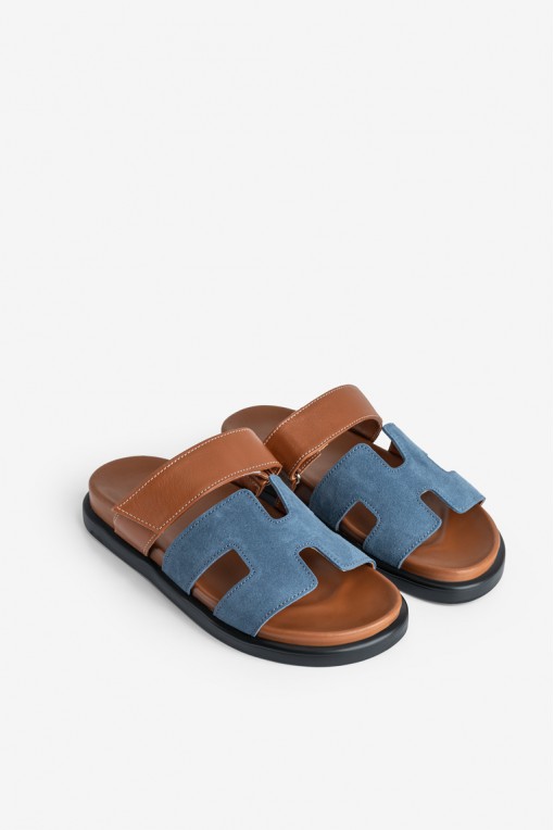 Шльопанці шкіряні жіночі Fidelitti