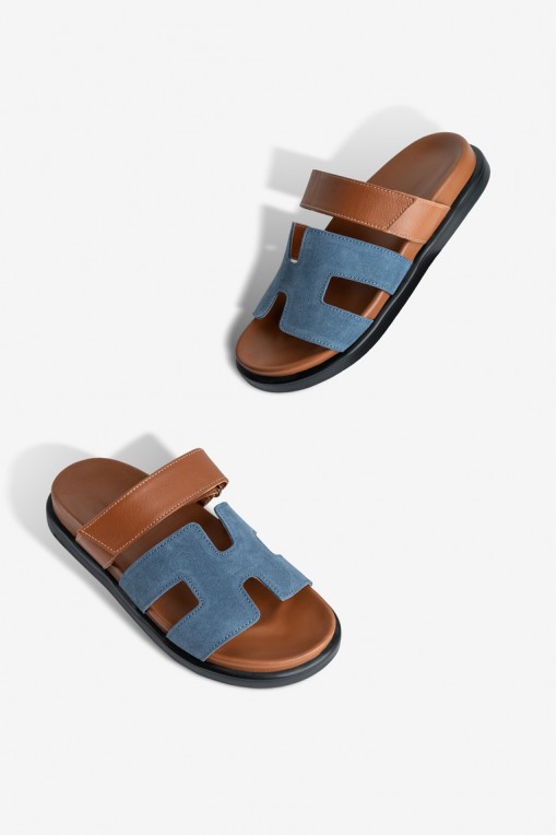 Шльопанці шкіряні жіночі Fidelitti