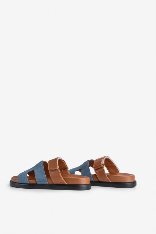 Шльопанці шкіряні жіночі Fidelitti