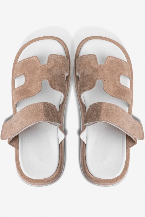 Шльопанці шкіряні жіночі Fidelitti