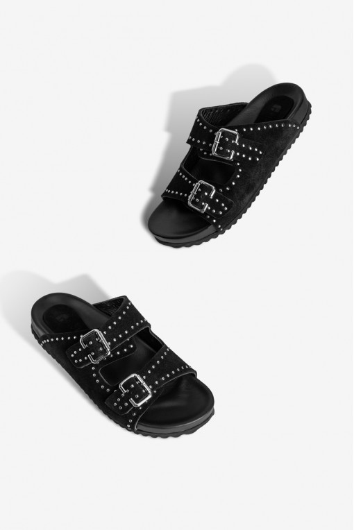 Шльопанці шкіряні жіночі Fidelitti