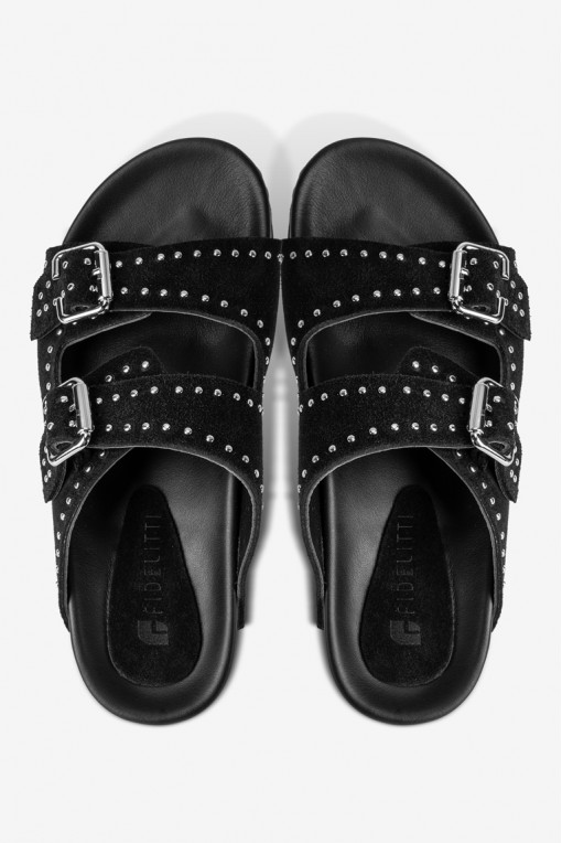 Шльопанці шкіряні жіночі Fidelitti