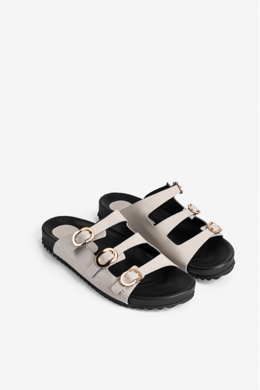 Шльопанці шкіряні жіночі Fidelitti