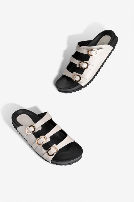 Шльопанці шкіряні жіночі Fidelitti