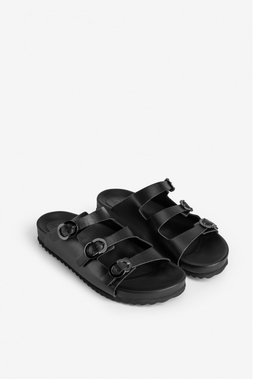 Шльопанці шкіряні жіночі Fidelitti