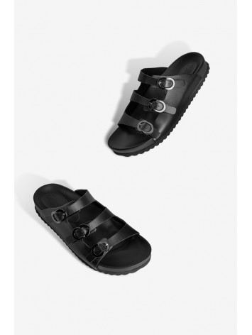 Шльопанці шкіряні жіночі Fidelitti