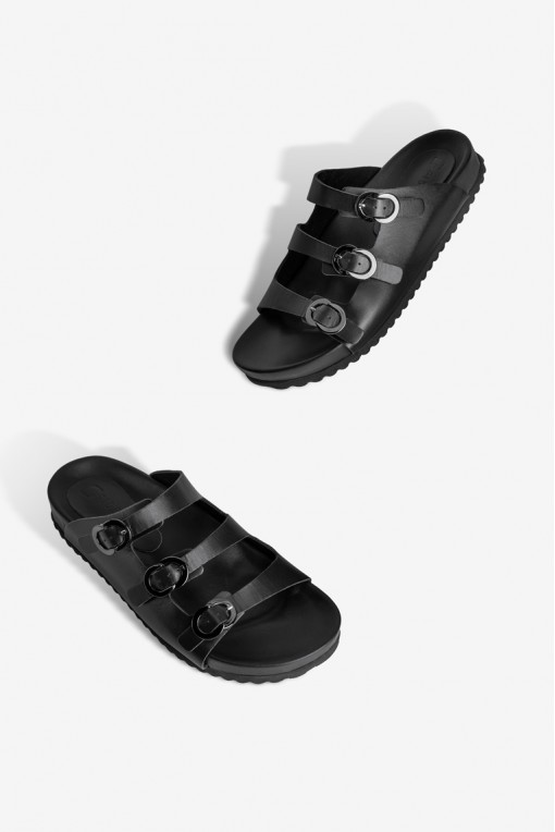 Шльопанці шкіряні жіночі Fidelitti