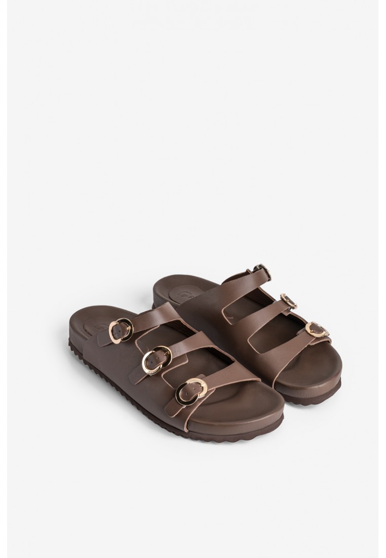 Шльопанці шкіряні жіночі