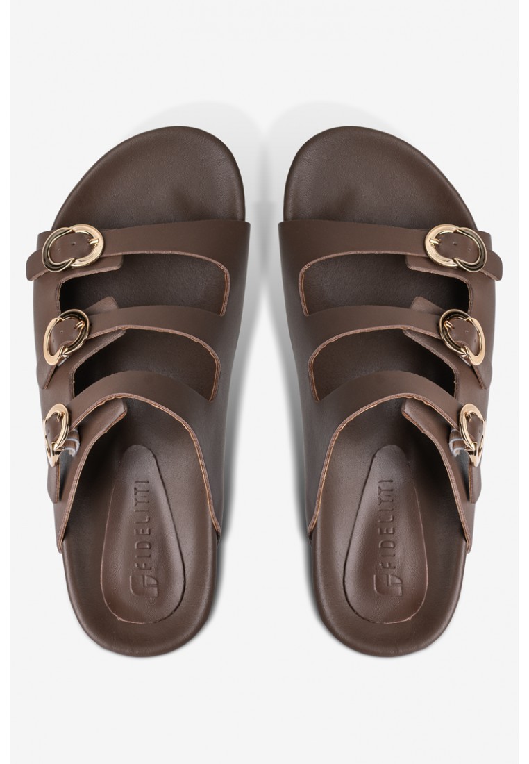 Шльопанці шкіряні жіночі