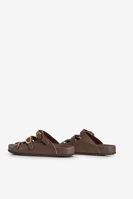 Шльопанці шкіряні жіночі Fidelitti