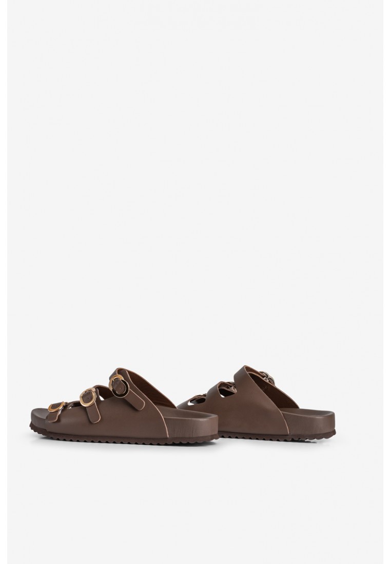 Шльопанці шкіряні жіночі