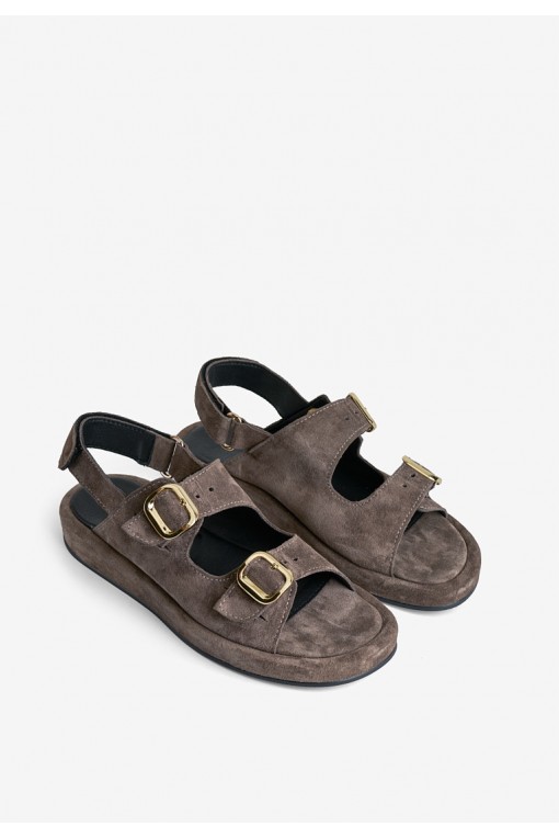 Босоніжки замшеві жіночі Fidelitti