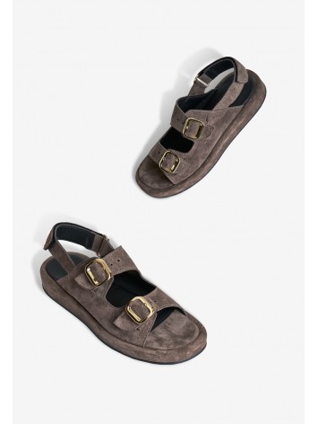 Босоніжки замшеві жіночі Fidelitti