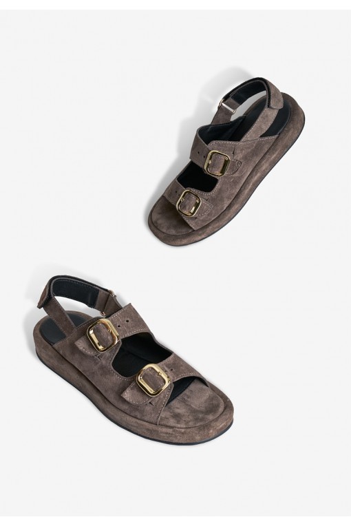 Босоніжки замшеві жіночі Fidelitti