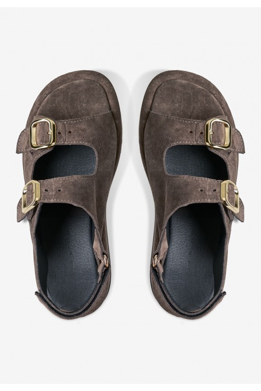 Босоніжки замшеві жіночі Fidelitti