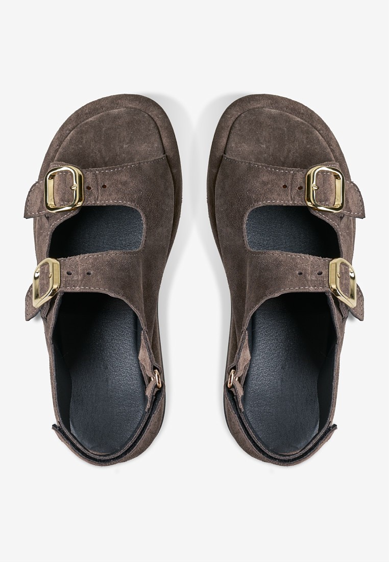 Босоніжки замшеві жіночі