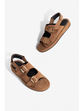 Босоніжки замшеві жіночі Fidelitti