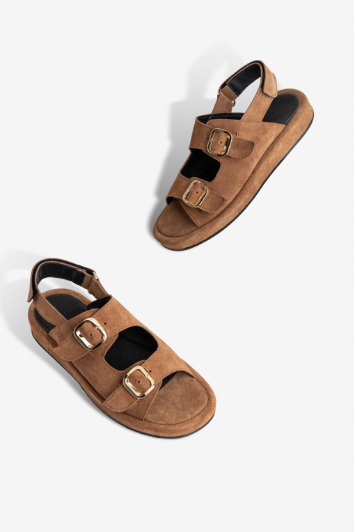 Босоніжки замшеві жіночі Fidelitti