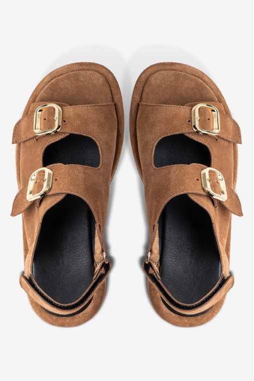 Босоніжки замшеві жіночі Fidelitti