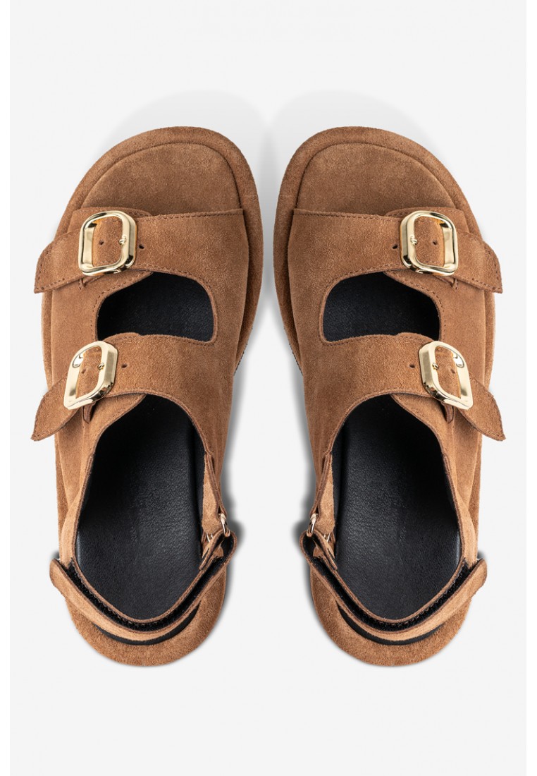 Босоніжки замшеві жіночі