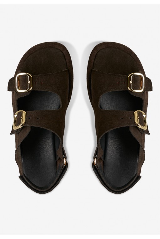 Босоніжки шкіряні жіночі Fidelitti