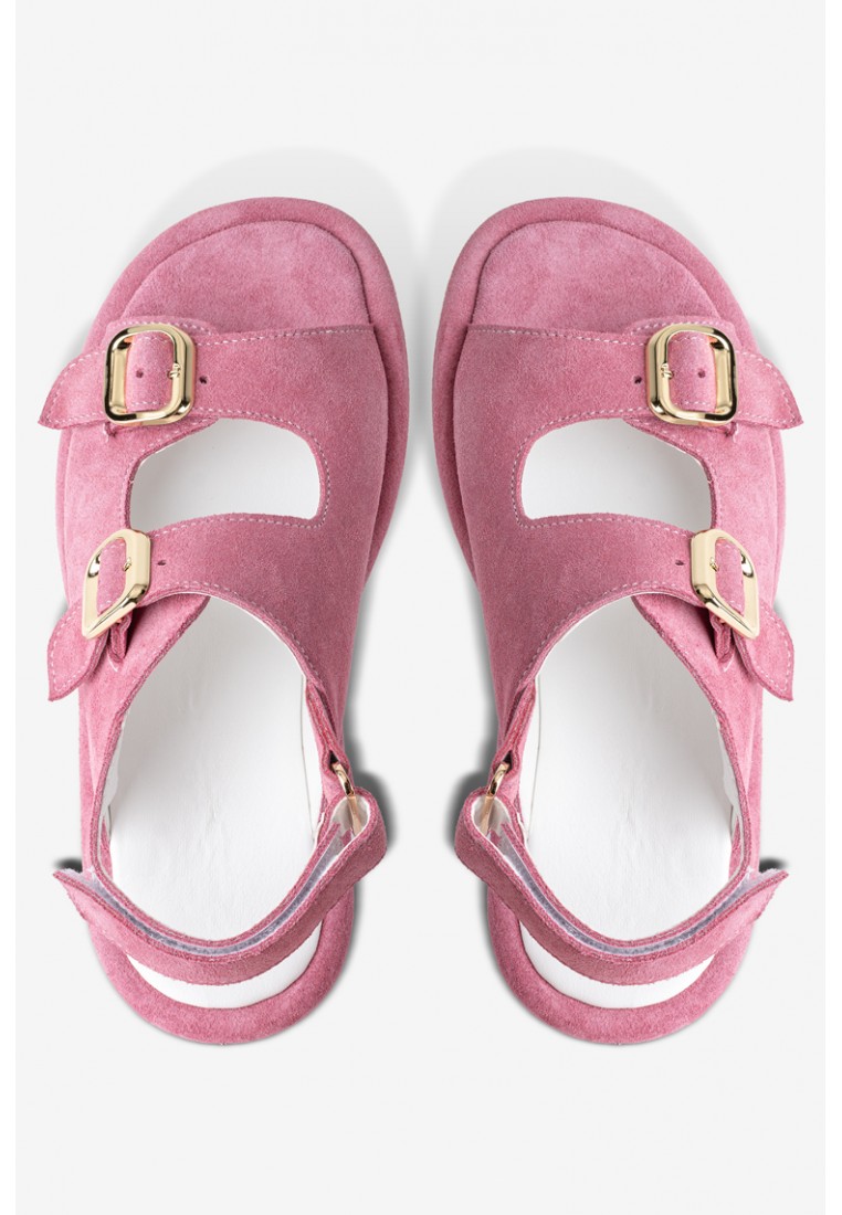 Босоніжки замшеві жіночі