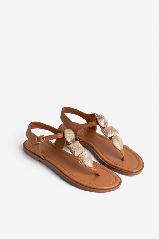 Босоніжки шкіряні жіночі Fidelitti