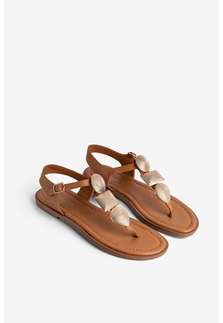 Босоніжки шкіряні жіночі