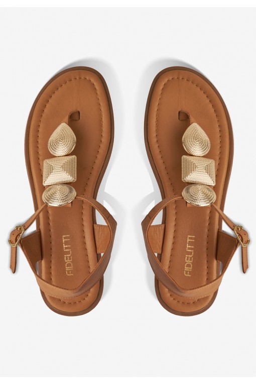 Босоніжки шкіряні жіночі Fidelitti