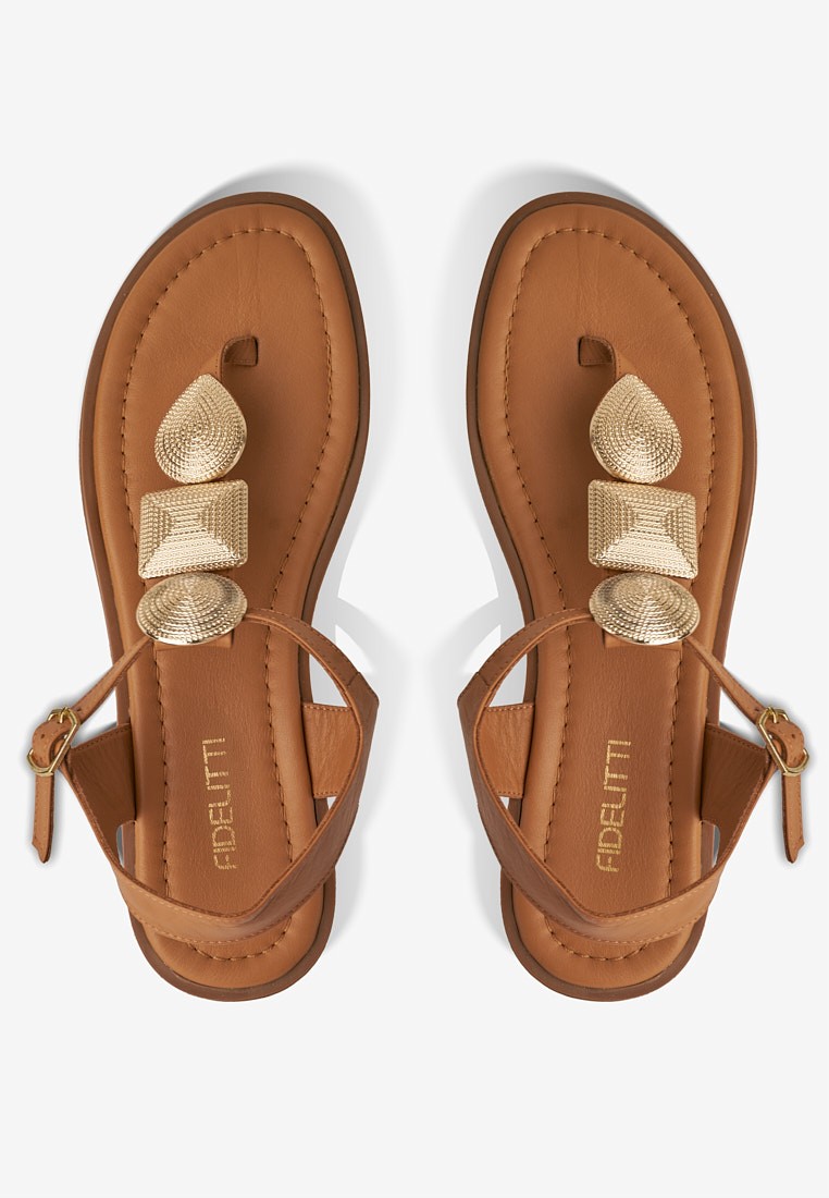 Босоніжки шкіряні жіночі