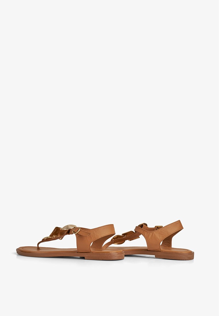 Босоніжки шкіряні жіночі