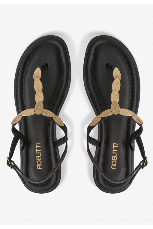Босоніжки шкіряні жіночі Fidelitti