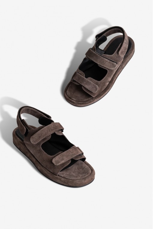 Босоніжки замшеві жіночі Fidelitti