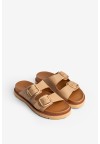 Шльопанці шкіряні жіночі Fidelitti