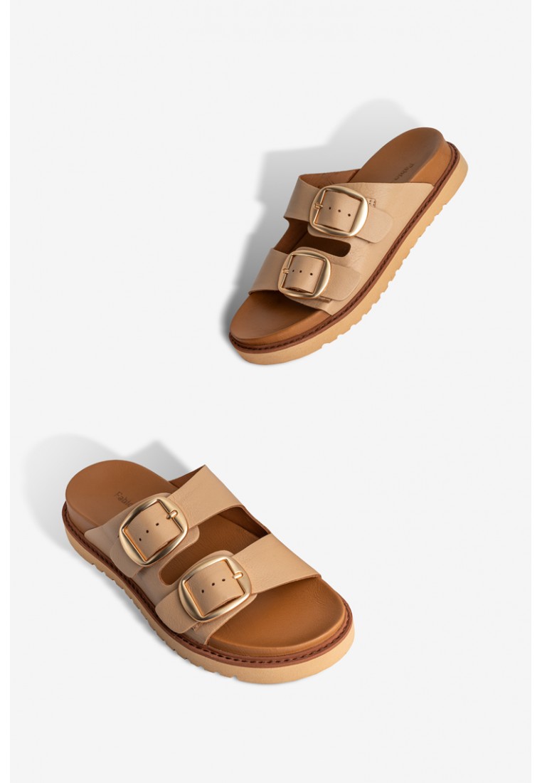 Шльопанці шкіряні жіночі