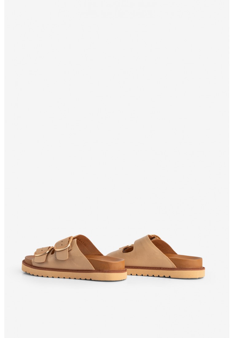 Шльопанці шкіряні жіночі