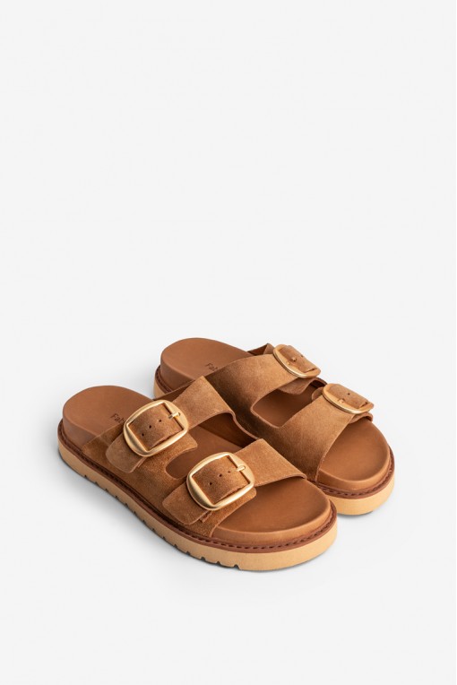 Шльопанці шкіряні жіночі Fidelitti