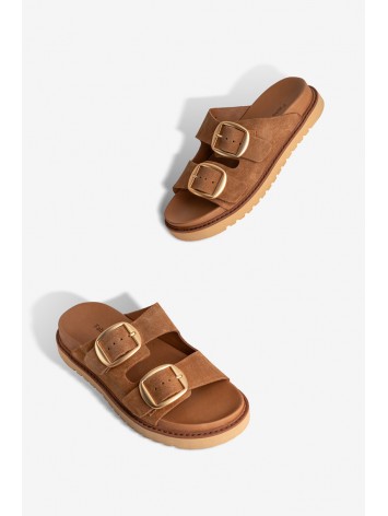 Шльопанці шкіряні жіночі Fidelitti