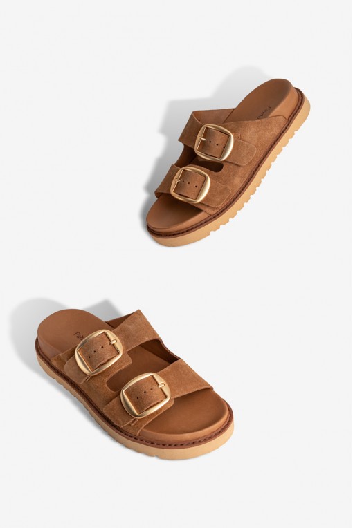 Шльопанці шкіряні жіночі Fidelitti