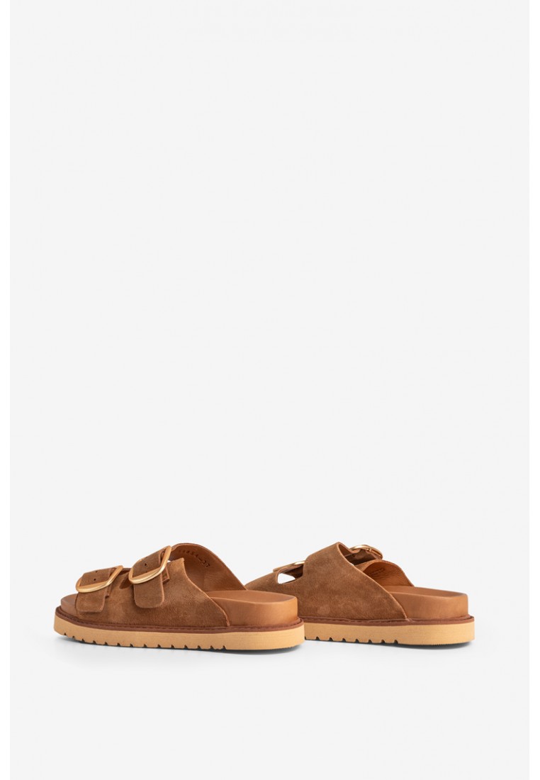 Шльопанці шкіряні жіночі