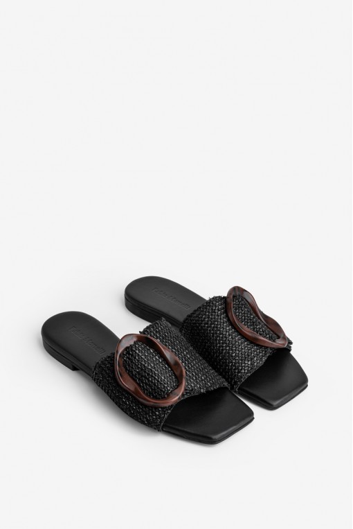 Шльопанці шкіряні жіночі Fidelitti