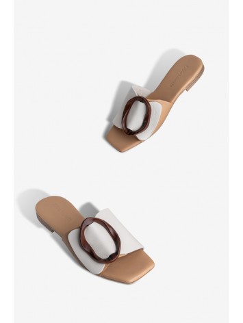 Шльопанці шкіряні жіночі Fidelitti