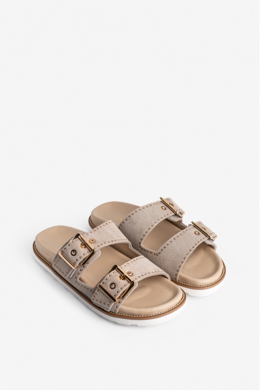 Шльопанці шкіряні жіночі Fidelitti