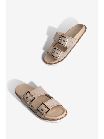 Шльопанці шкіряні жіночі Fidelitti