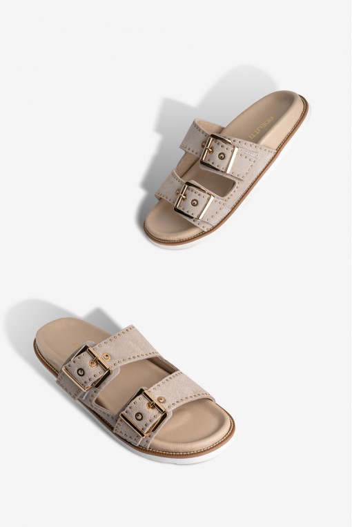 Шльопанці шкіряні жіночі Fidelitti