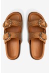 Шльопанці шкіряні жіночі Fidelitti