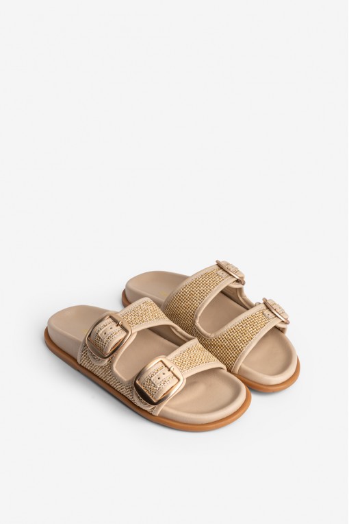 Шльопанці шкіряні жіночі Fidelitti