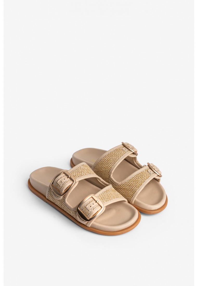 Шльопанці шкіряні жіночі